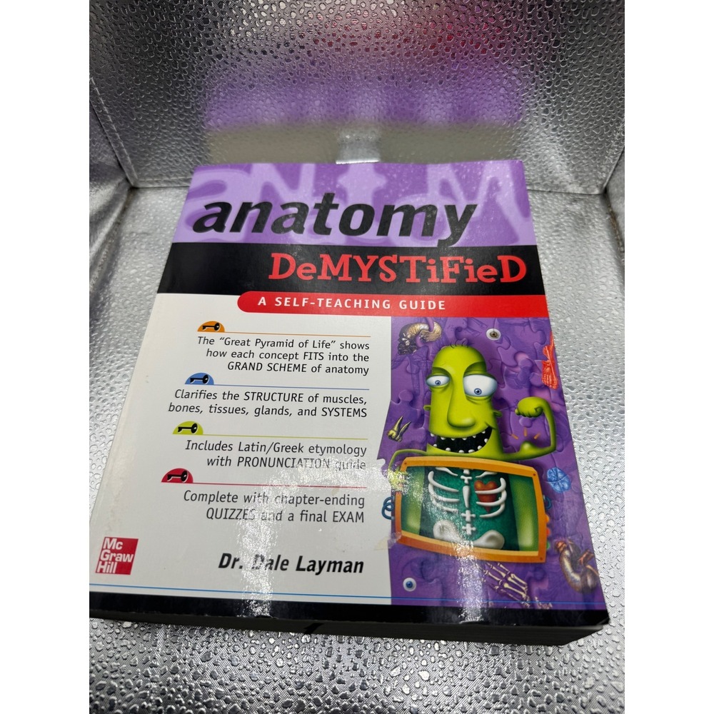 Anatomy DeMYSTiFieD A Self-Teaching Guide Dr Dale Layman McGraw-Hill Paperback